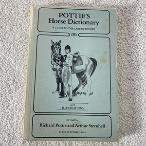 5/$35 Vintage Pottie's Horse Dictionary Book Paperback Pocket Book